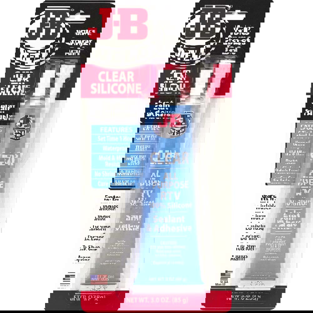 Automotive Sealants & Gasketing; Sealant Type: Gasket Sealant ; Container Type: Tube ; Container Size: 3 oz ; Color: Clear ; Full Cure Time: 1 hr ; Minimum Temperature (Deg F - 3 Decimals): 50